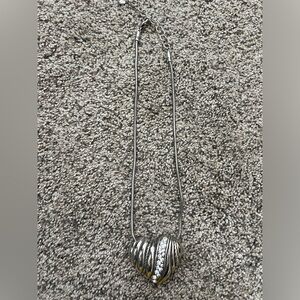 Brighton silver heart necklace